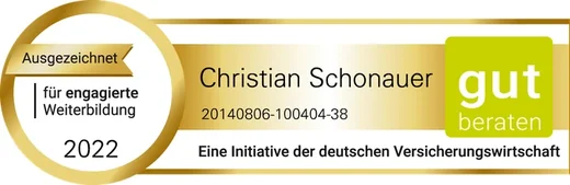 Gut beraten 2022: Christian Schonauer — ausgezeichnet für engagierte Weiterbildung